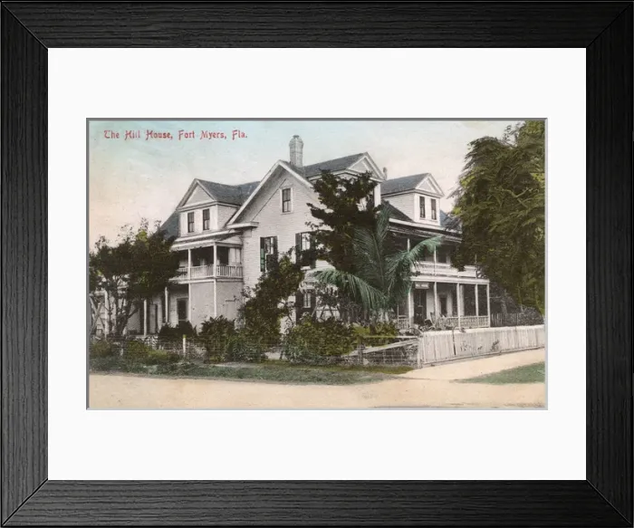 Framed Print : The Hill House, Fort Myers, Florida Framed Print : The Hill House, Fort Myers, Florida