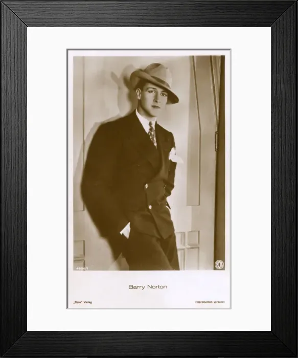 Framed Print : Barry Norton - Argentnian-born film star Framed Print : Barry Norton - Argentnian-born film star