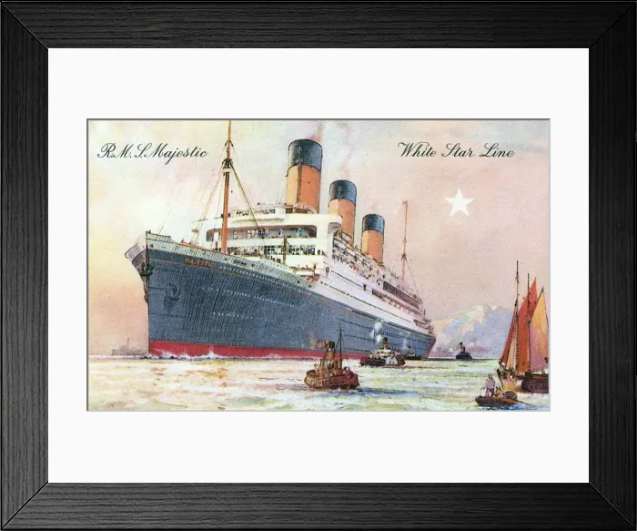 Framed Print : RMS Olympic - Ocean Liner for the White Star Line Framed Print : RMS Olympic - Ocean Liner for the White Star Line