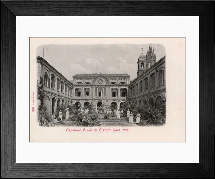 Framed Print : Italy, Orvieta - The Civil Hospital Framed Print : Italy, Orvieta - The Civil Hospital