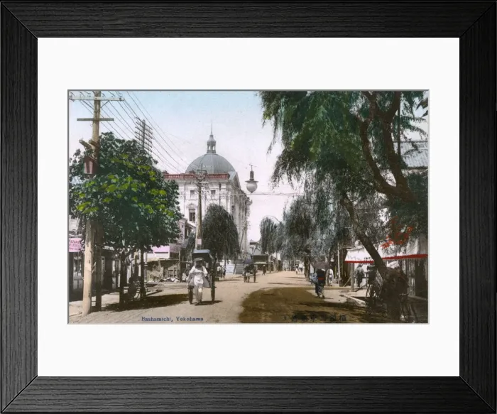 Framed Print : Yokohama, Kanagawa Prefecture, Japan - Bashamichi Framed Print : Yokohama, Kanagawa Prefecture, Japan - Bashamichi