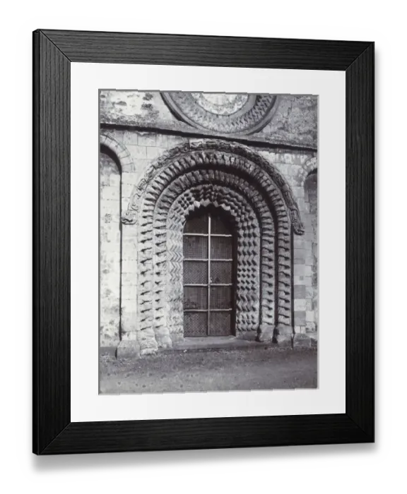 Framed Print : Iffley, Oxfordshire - St Mary the Virgin - West Door Framed Print : Iffley, Oxfordshire - St Mary the Virgin - West Door