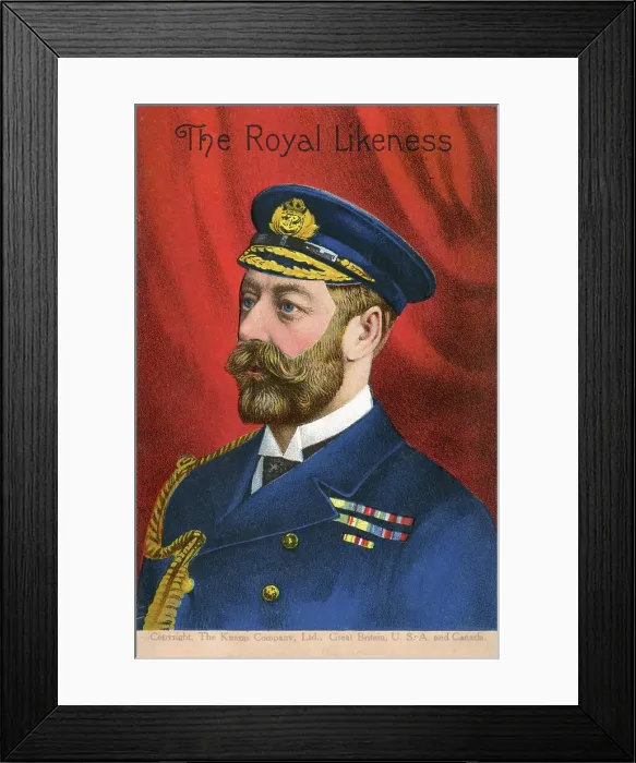Framed Print : The Royal Likeness - 1 / 3 - King George V Framed Print : The Royal Likeness - 1 / 3 - King George V