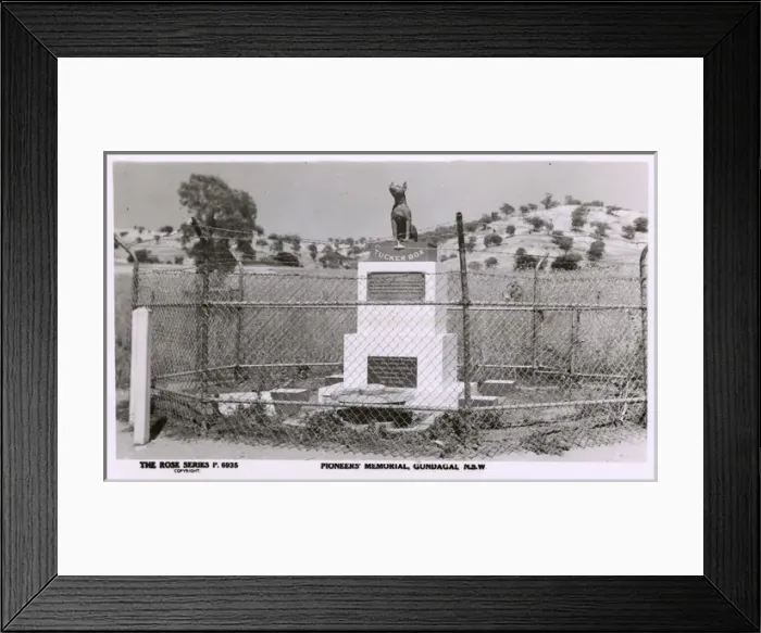 Framed Print : Pioneers Memorial, Gundagal New South Wales, Australia Framed Print : Pioneers Memorial, Gundagal New South Wales, Australia
