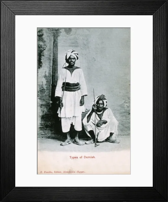 Framed Print : Two Egyptian Dervishes from Alexandria Framed Print : Two Egyptian Dervishes from Alexandria
