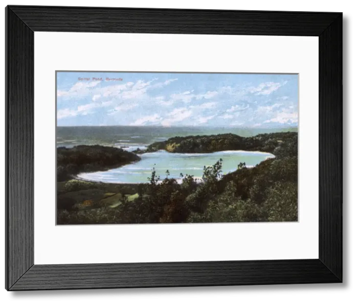 Framed Print : Spittal Pond, Bermuda Framed Print : Spittal Pond, Bermuda