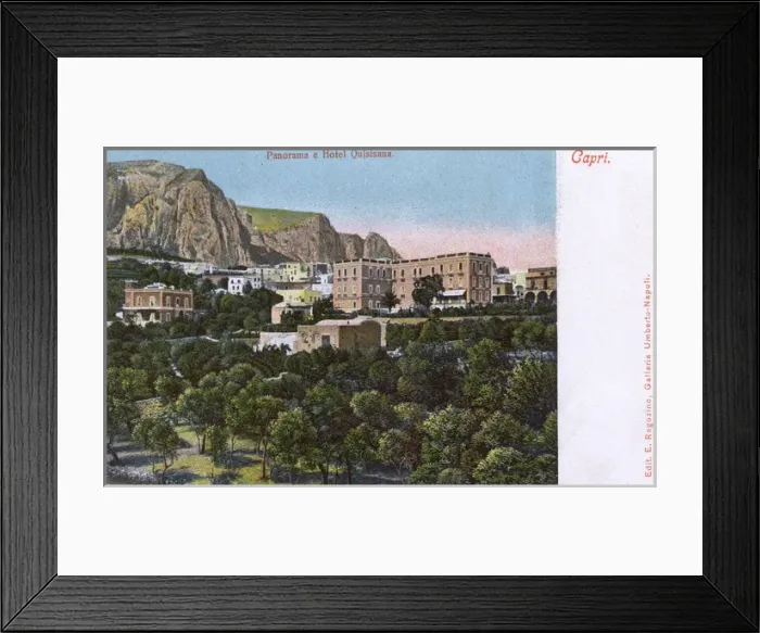 Framed Print : Hotel Quisisana, Capri, Italy Framed Print : Hotel Quisisana, Capri, Italy