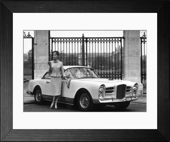 Framed Print : Advertisement for Facel Vega car Framed Print : Advertisement for Facel Vega car
