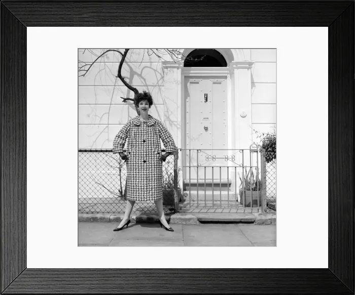Framed Print : Advertisement for Burberry overcoats Framed Print : Advertisement for Burberry overcoats