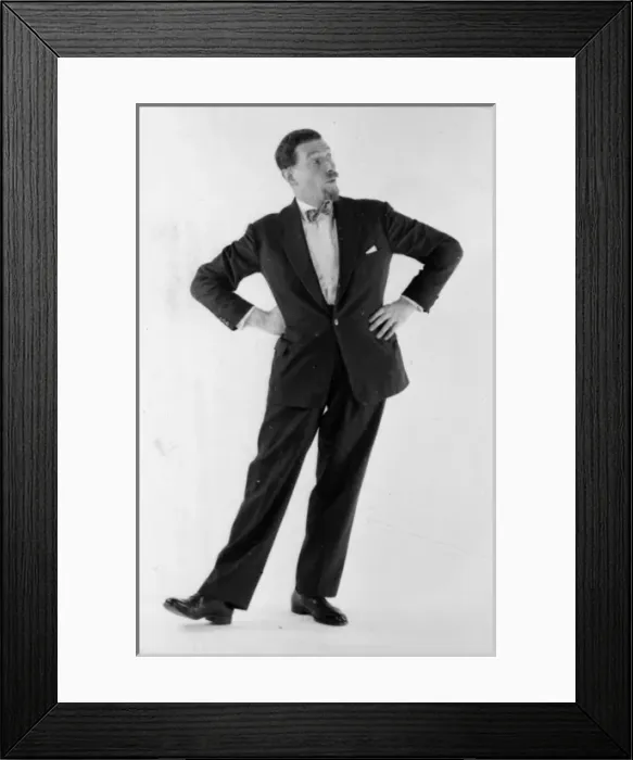 Framed Print : Advertisement -- male model posing Framed Print : Advertisement -- male model posing