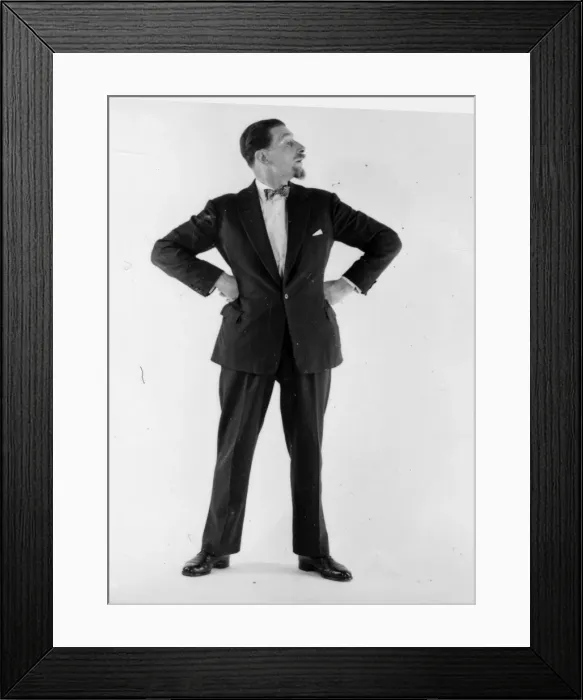 Framed Print : Advertisement -- male model posing Framed Print : Advertisement -- male model posing