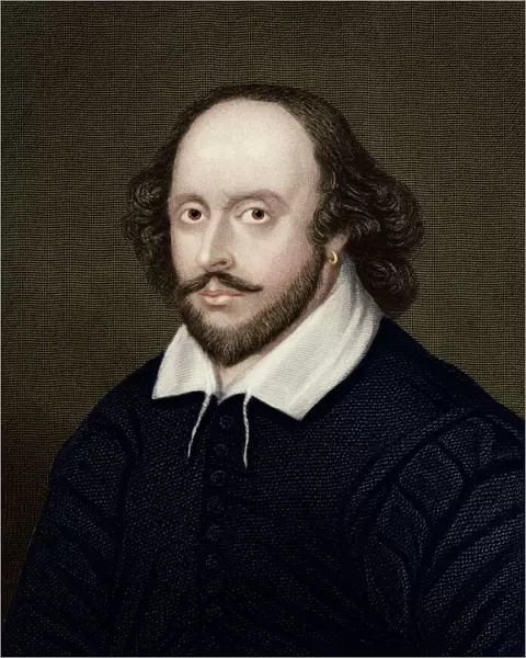 Portrait of William Shakespeare - English Playwright and poet