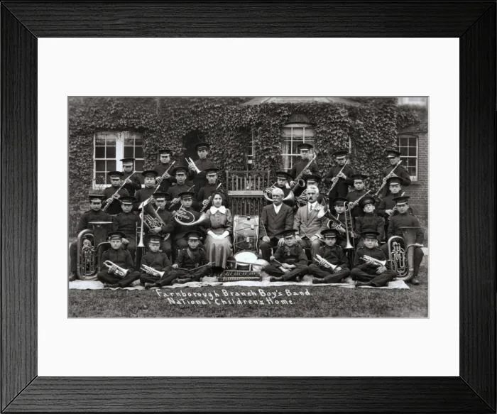 Framed Print : Farnborough National Childrens Home (NCH) Band Framed Print : Farnborough National Childrens Home (NCH) Band