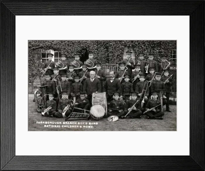 Framed Print : Farnborough National Childrens Home (NCH) Band Framed Print : Farnborough National Childrens Home (NCH) Band