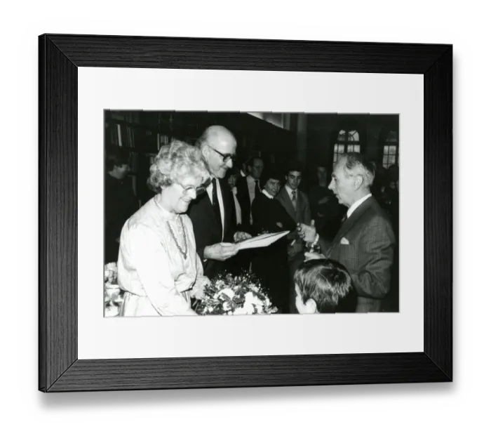 Framed Print : E. M. J. Schaffter, retires as Royal Aeronautical Society ? Framed Print : E. M. J. Schaffter, retires as Royal Aeronautical Society ?