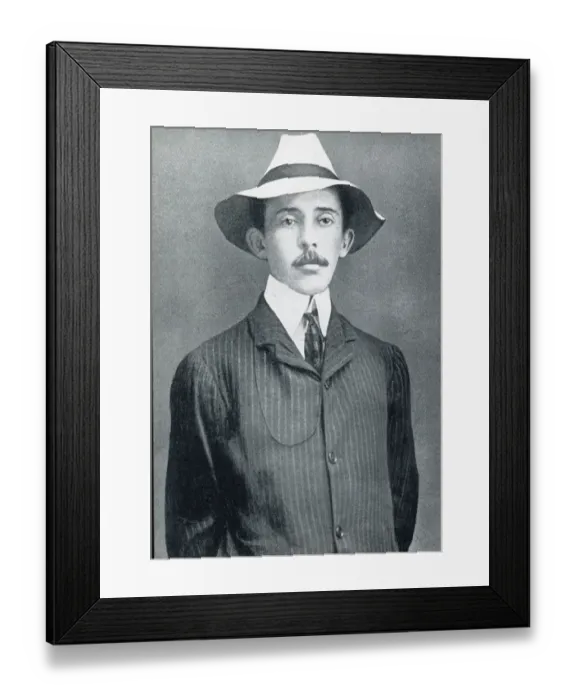 Framed Print : Alberto Santos-Dumont, 1873-1932 Framed Print : Alberto Santos-Dumont, 1873-1932
