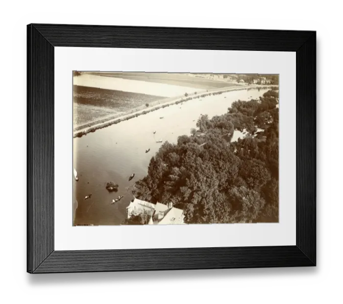 Framed Print : View from precision balloon taken at Teddington from an ? Framed Print : View from precision balloon taken at Teddington from an ?