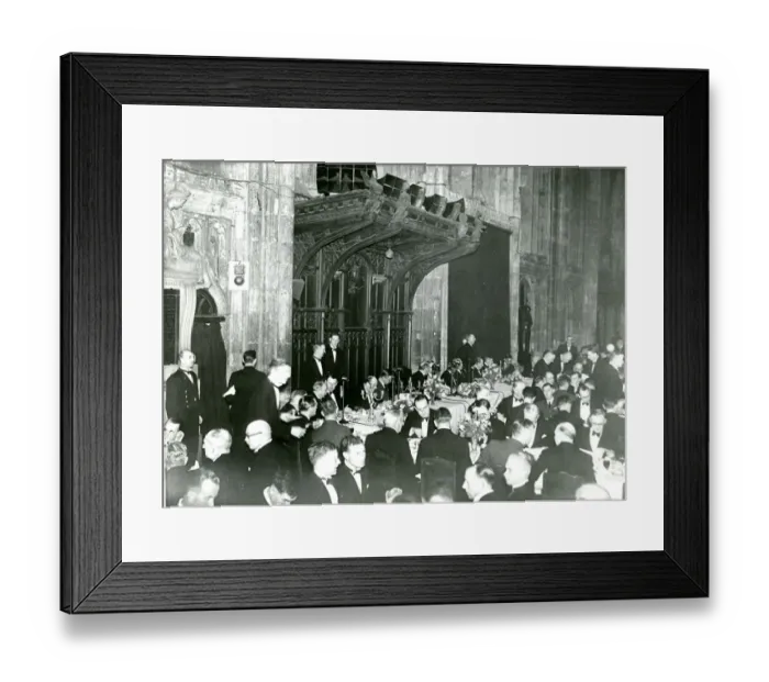 Framed Print : The top table at the Royal Aeronautical Society?s 80th a? Framed Print : The top table at the Royal Aeronautical Society?s 80th a?
