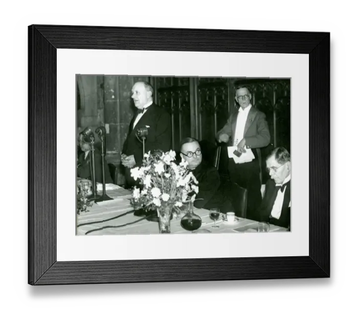 Framed Print : Sir Frederick Handley Page, RAeS President 1945-1947, sp? Framed Print : Sir Frederick Handley Page, RAeS President 1945-1947, sp?
