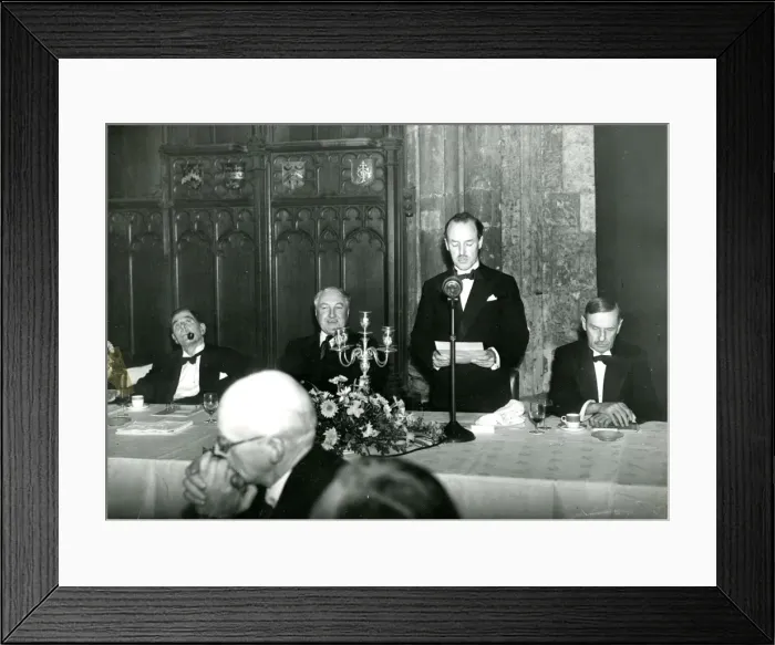 Framed Print : Guests at the Royal Aeronautical Society?s 80th annivers?