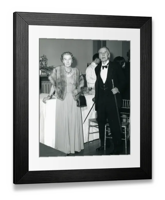 Framed Print : Brigadier General Sir Osborne and Lady Mance at the Cent? Framed Print : Brigadier General Sir Osborne and Lady Mance at the Cent?