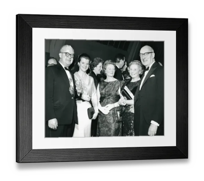 Framed Print : Sir George Gardner, RAeS President 1965-1966, and Lady G? Framed Print : Sir George Gardner, RAeS President 1965-1966, and Lady G?