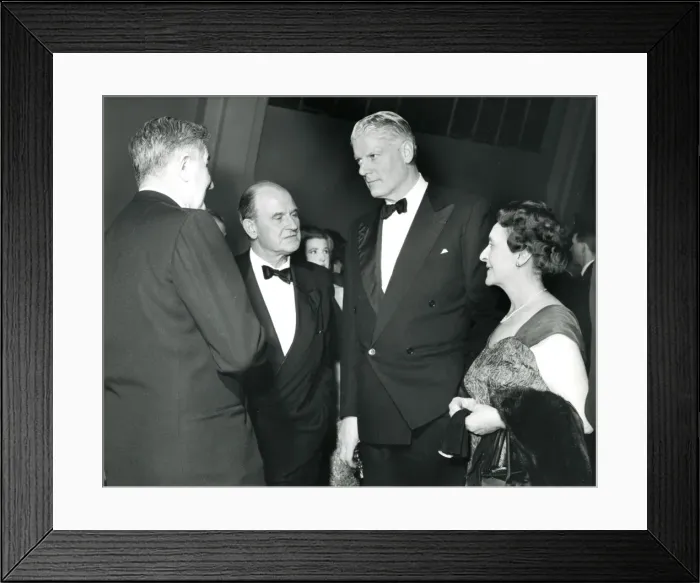 Framed Print : Among the guests at the Centenary Conversazione held at ? Framed Print : Among the guests at the Centenary Conversazione held at ?