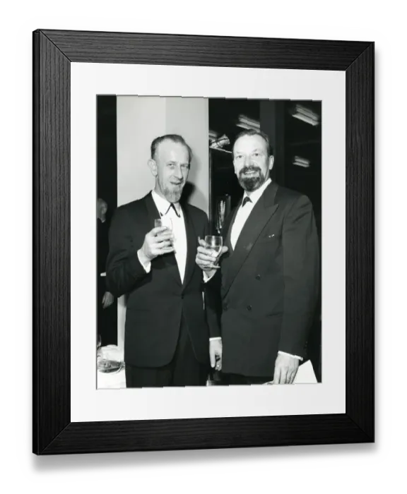 Framed Print : Guests at the Centenary Conversazione held at the Scienc?