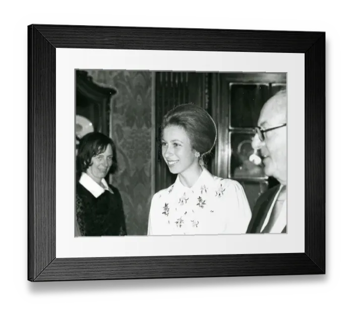 Framed Print : HRH The Princess Anne visited the headquarters of the Ro?