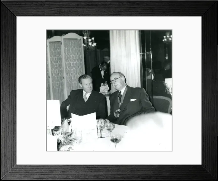 Framed Print : From left: Duncan Sandys, Minister of Aviation, and Pete? Framed Print : From left: Duncan Sandys, Minister of Aviation, and Pete?