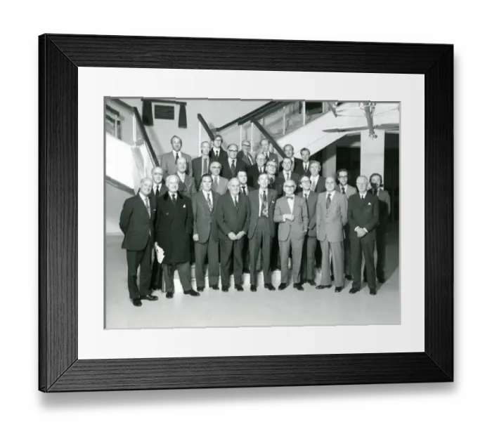 Framed Print : The 1975-1976 Royal Aeronautical Society Council met at ? Framed Print : The 1975-1976 Royal Aeronautical Society Council met at ?