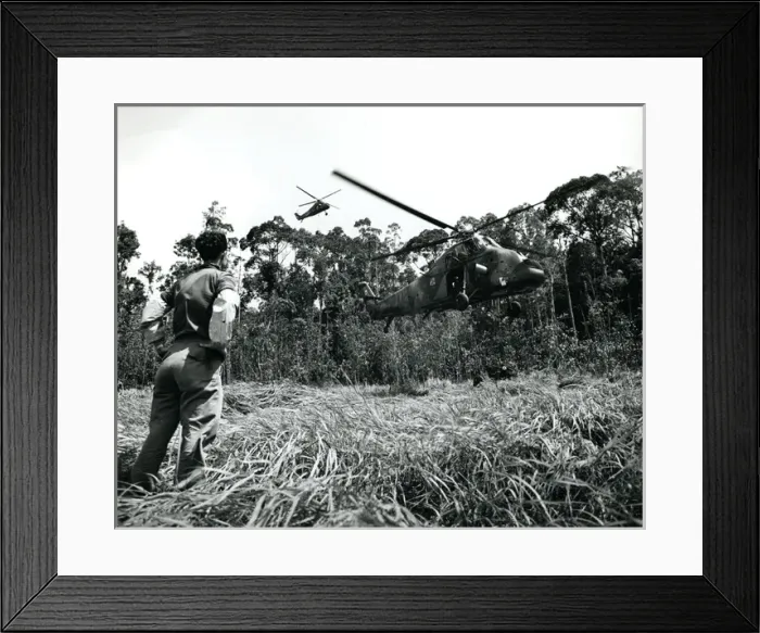 Framed Print : Westland Wessex HC2, XR497, of No103 Squadron based at S? Framed Print : Westland Wessex HC2, XR497, of No103 Squadron based at S?