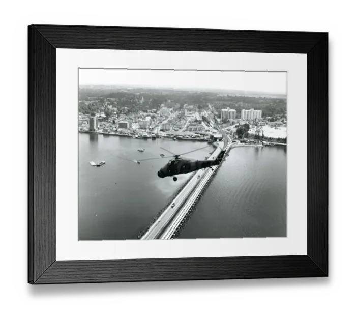 Framed Print : Westland Wessex HC2, XT???, of No103 Squadron based at S? Framed Print : Westland Wessex HC2, XT???, of No103 Squadron based at S?