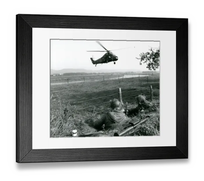 Framed Print : Westland Wessex HC2 of No72 Squadron, RAF Odiham, during? Framed Print : Westland Wessex HC2 of No72 Squadron, RAF Odiham, during?