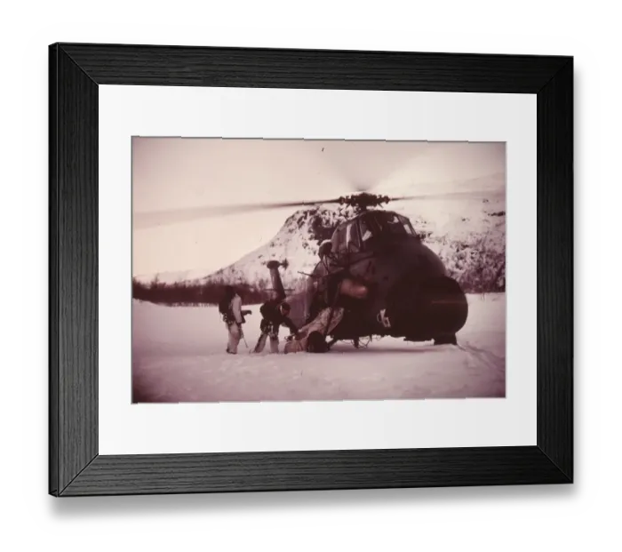 Framed Print : Westland Wessex participating in Exercise Hardfall in No? Framed Print : Westland Wessex participating in Exercise Hardfall in No?
