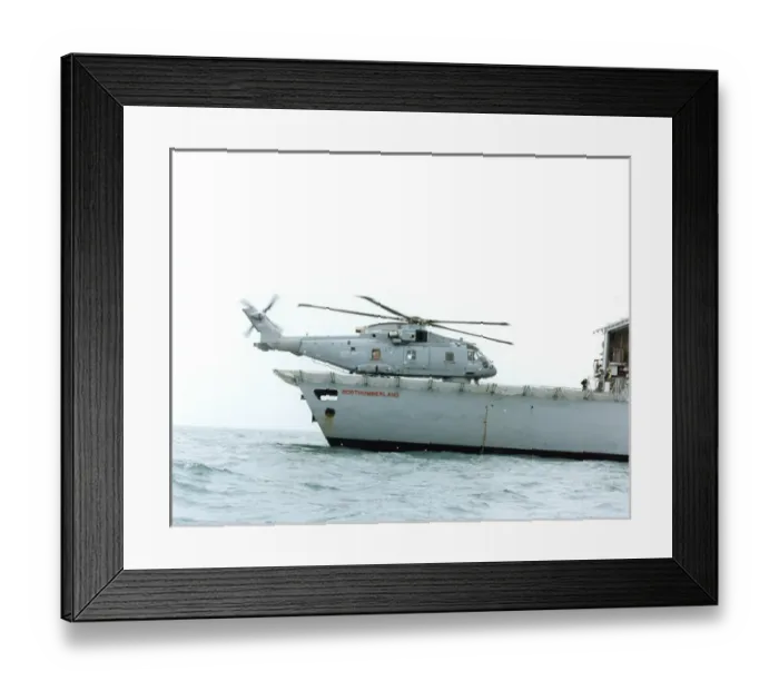 Framed Print : EH Industries (later AgustaWestland) EH101 PP5, ZF649, t? Framed Print : EH Industries (later AgustaWestland) EH101 PP5, ZF649, t?