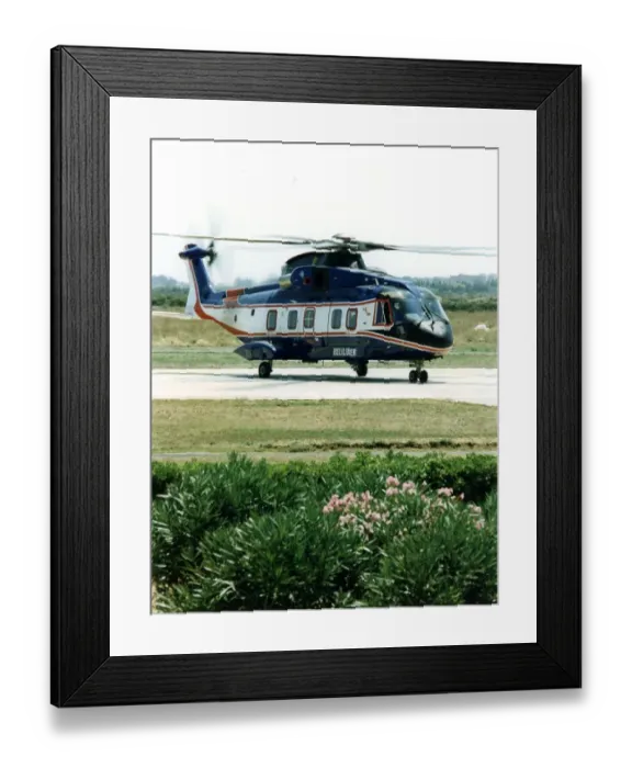 Framed Print : EH Industries (later AgustaWestland) EH101 PP8 Heliliner? Framed Print : EH Industries (later AgustaWestland) EH101 PP8 Heliliner?