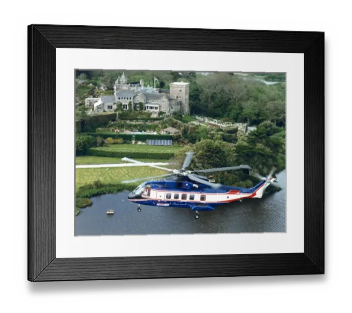 Framed Print : EH Industries (later AgustaWestland) EH101 PP8 Heliliner? Framed Print : EH Industries (later AgustaWestland) EH101 PP8 Heliliner?