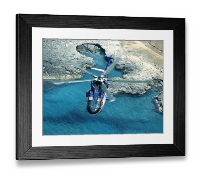 Framed Print : EH Industries (later AgustaWestland) EH101 PP8 Heliliner?