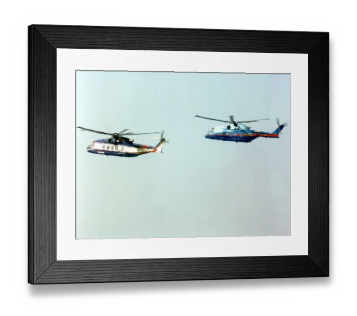 Framed Print : EH Industries (later AgustaWestland) EH101 PP8 Heliliner? Framed Print : EH Industries (later AgustaWestland) EH101 PP8 Heliliner?
