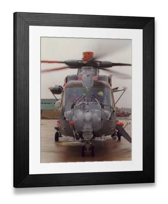 Framed Print : Two EH Industries (later AgustaWestland) EH101s successf? Framed Print : Two EH Industries (later AgustaWestland) EH101s successf?
