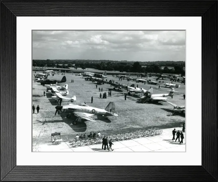 Framed Print : 1947 Royal Aeronautical Society Garden Party at Radlett Framed Print : 1947 Royal Aeronautical Society Garden Party at Radlett