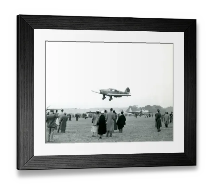 Framed Print : A Percival P3 Gull Six, G-ADPR, Jean, at the 1953 Royal ? Framed Print : A Percival P3 Gull Six, G-ADPR, Jean, at the 1953 Royal ?