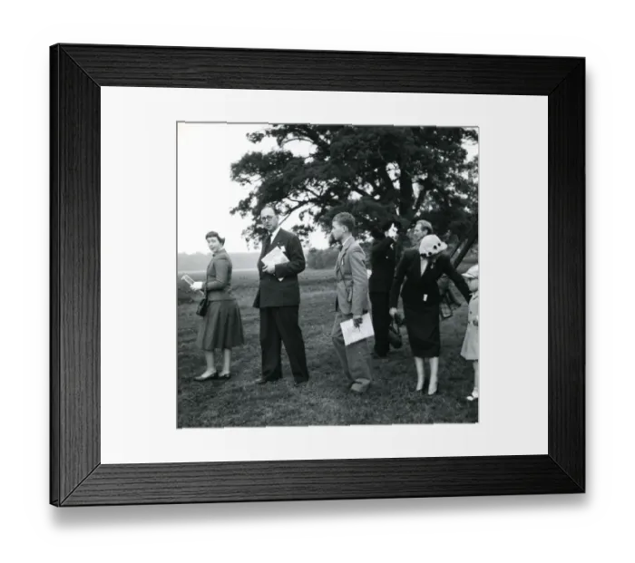 Framed Print : Peter Masefield and family at the 1953 Royal Aeronautica? Framed Print : Peter Masefield and family at the 1953 Royal Aeronautica?