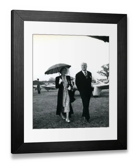 Framed Print : Sir Ralph and Lady Sorley at the 1953 Royal Aeronautical? Framed Print : Sir Ralph and Lady Sorley at the 1953 Royal Aeronautical?