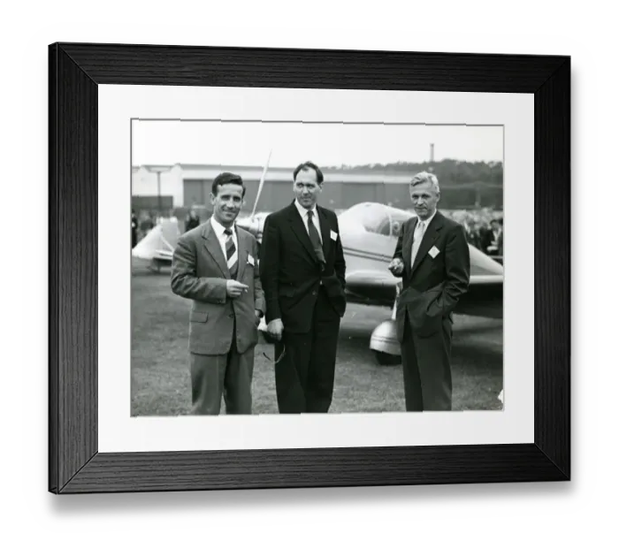 Framed Print : Visitors to the 1956 Royal Aeronautical Society Garden P? Framed Print : Visitors to the 1956 Royal Aeronautical Society Garden P?