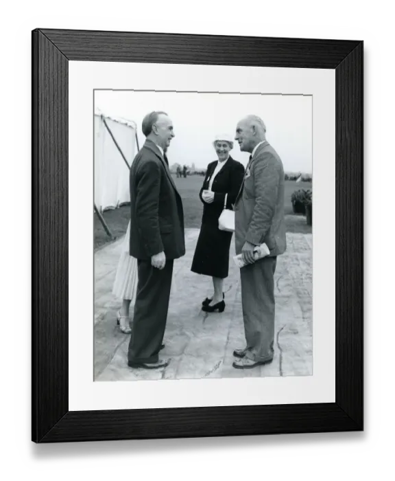 Framed Print : Guests, right, being received by the Royal Aeronautical ? Framed Print : Guests, right, being received by the Royal Aeronautical ?