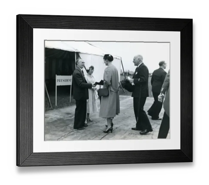 Framed Print : Guests, right, being received by the Royal Aeronautical ? Framed Print : Guests, right, being received by the Royal Aeronautical ?