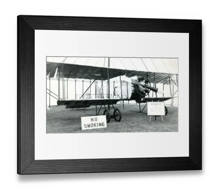 Framed Print : The 1912 Caudron GIII of the Nash Collection inside the ? Framed Print : The 1912 Caudron GIII of the Nash Collection inside the ?