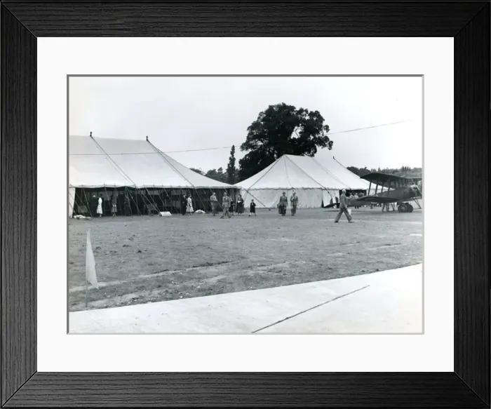 Framed Print : The Avro 504K of the Nash Collection outside the marquee?